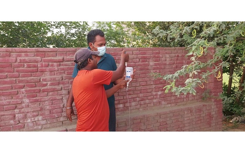 Nandi baba spine injured,  hit and...